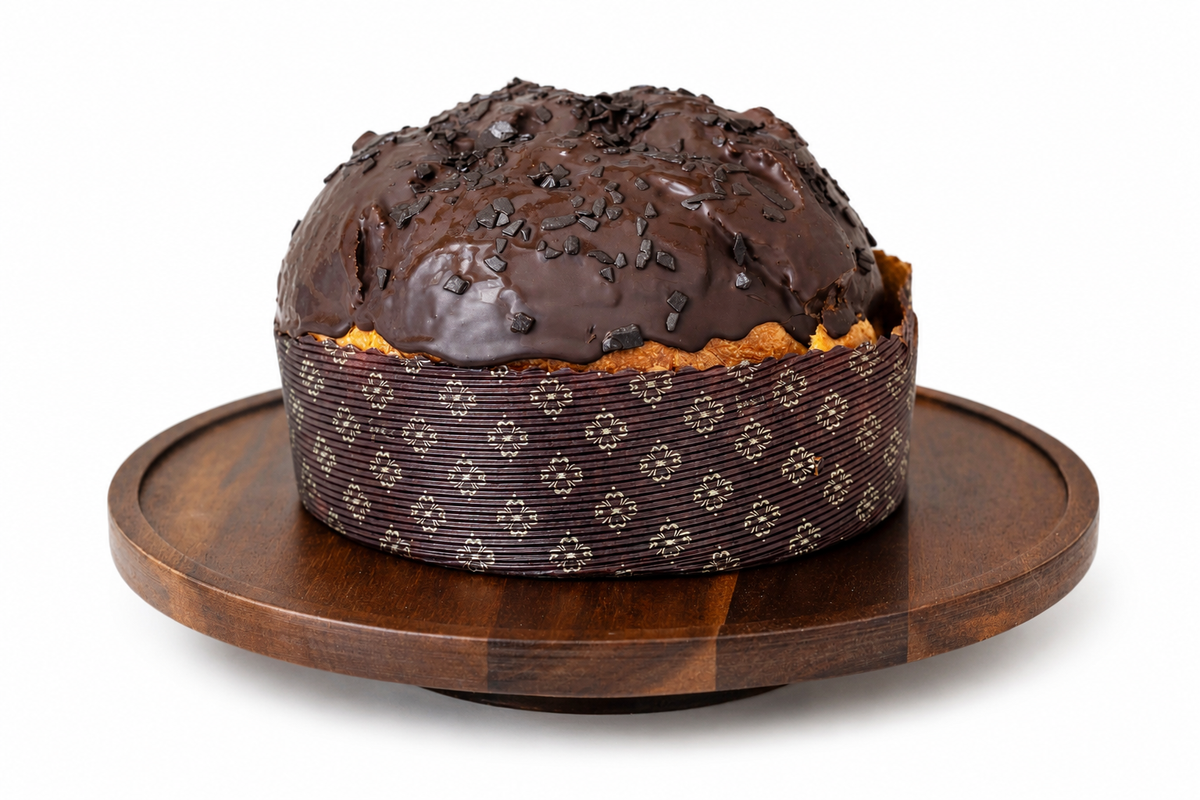 Casa PaSimoni Panettone Schoko-Haselnuss mit cremiger Haselnuss-Kakao-Füllung